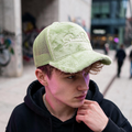 Colorful Fuzzy Cap 2.0 (Zelená)